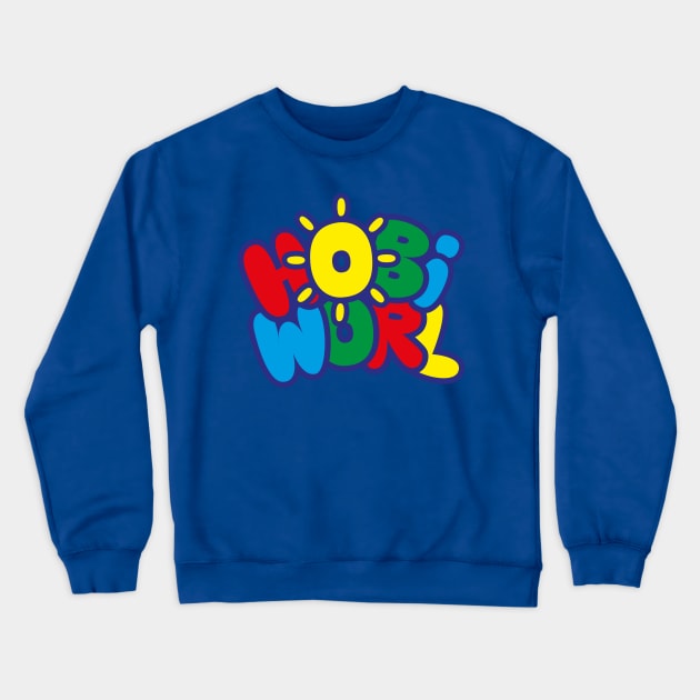 HOBI WORLD - Primary version. Crewneck Sweatshirt by Duckieshop